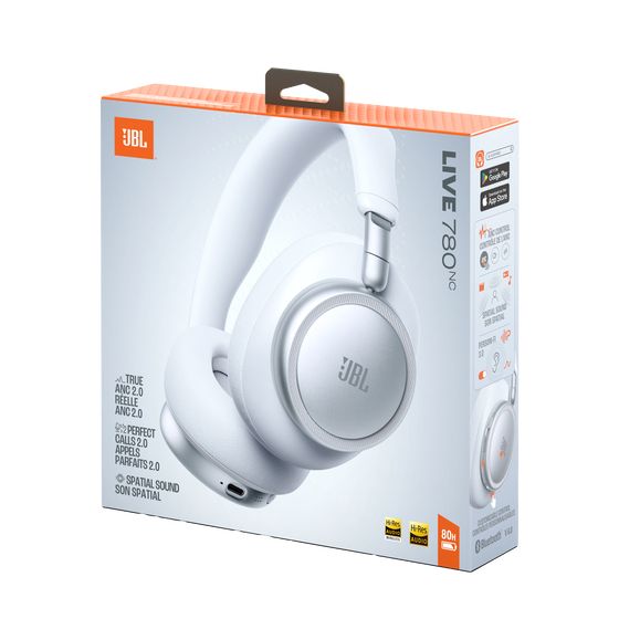 Live 780NC Over Ear Bluetooth Kopfhörer kabelgebunden&kabellos  (Weiß) 
