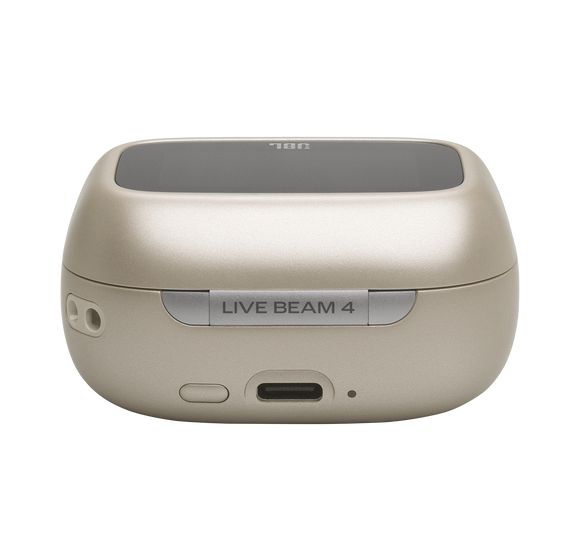 Live Beam 4 In-Ear Bluetooth Kopfhörer kabellos 10 h Laufzeit IP55  (Champagner) 