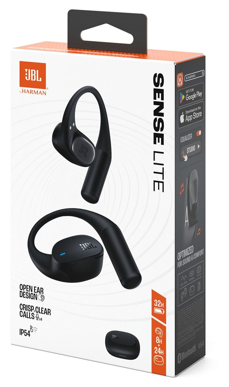 Sense Lite In-Ear Bluetooth Kopfhörer kabellos 8 h Laufzeit IP54  (Schwarz) 