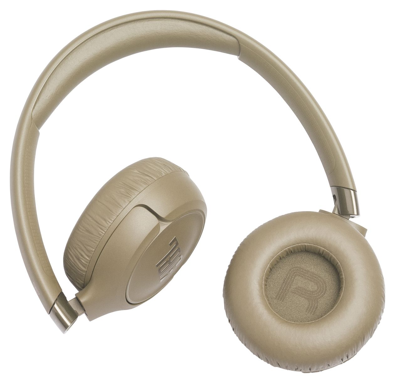 Tune 680NC Ohraufliegender Bluetooth Kopfhörer kabelgebunden&kabellos 76 h Laufzeit USB Typ-C  (Beige) 