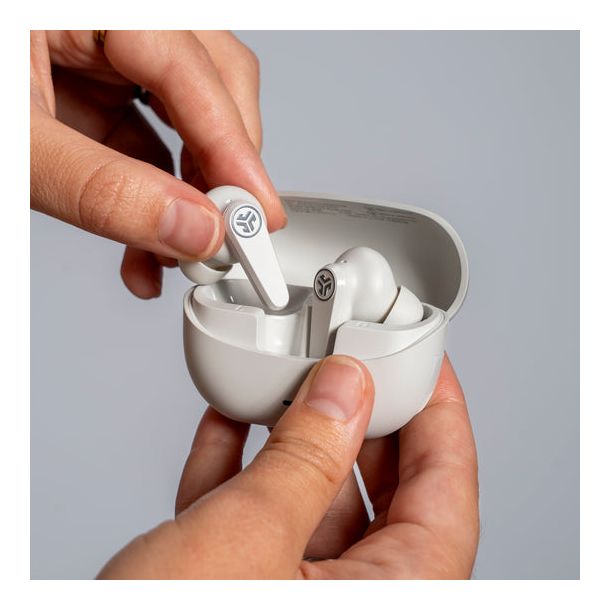 Go Pods ANC In-Ear Bluetooth Kopfhörer Kabellos TWS 26 h Laufzeit IP55 USB Typ-C  (Grau) 