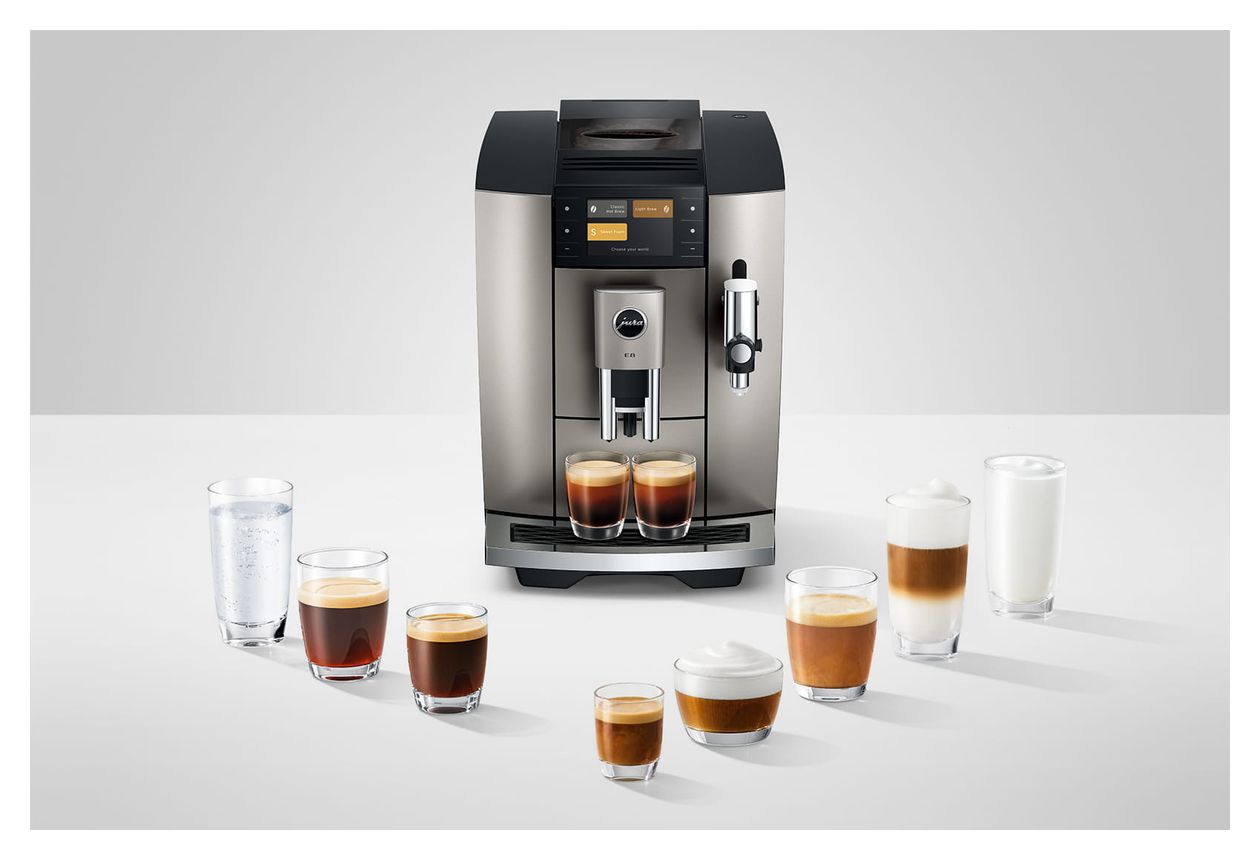 E8 Kaffeevollautomat 15 bar 1,9 l AutoClean  (Silber) 