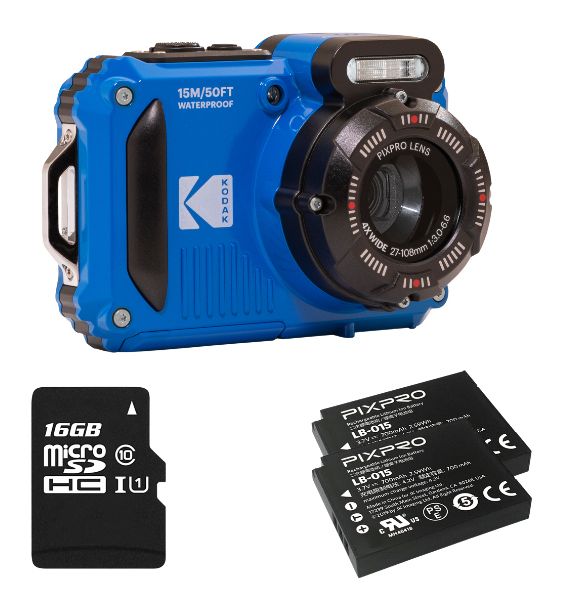 Pixpro WPZ2  Kompaktkamera 4x Opt. Zoom  (Blau) 