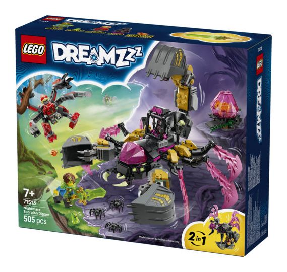 Albtraum-Skorpionbagger 