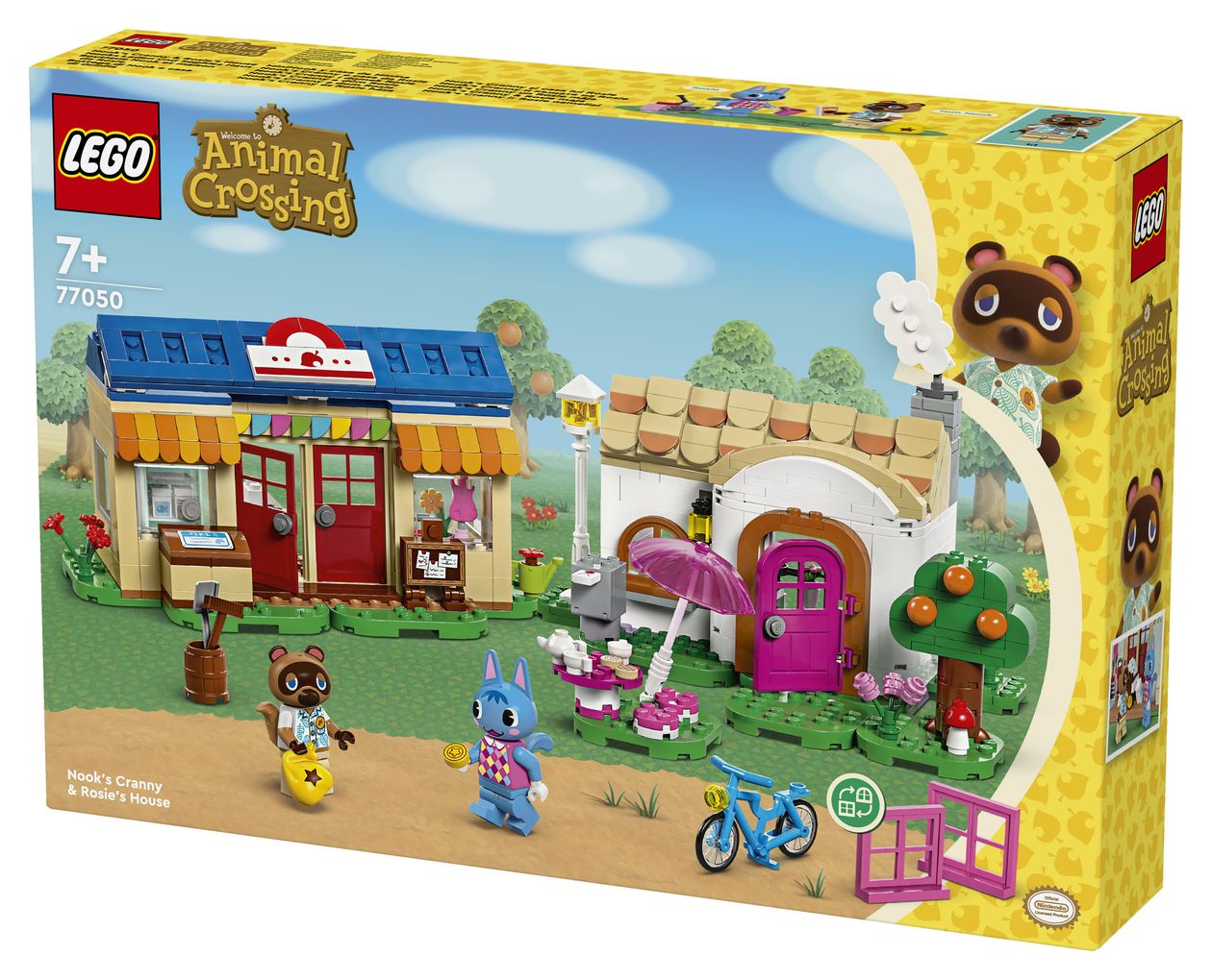 Animal Crossing Nooks Laden und Sophies Haus Bauset 535 Teile  (Mehrfarbig) 