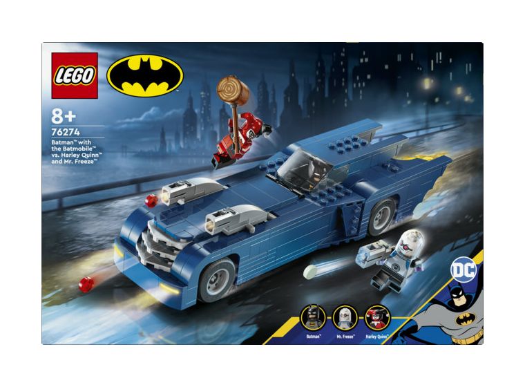 Batman™ im Batmobil™ vs. Harley Quinn™ und Mr. Freeze™ 