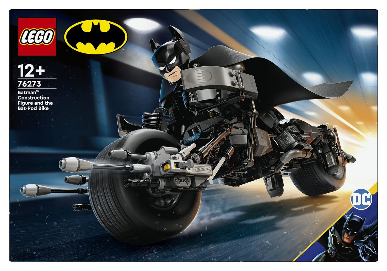 BatmanTM Baufigur mit dem Batpod 