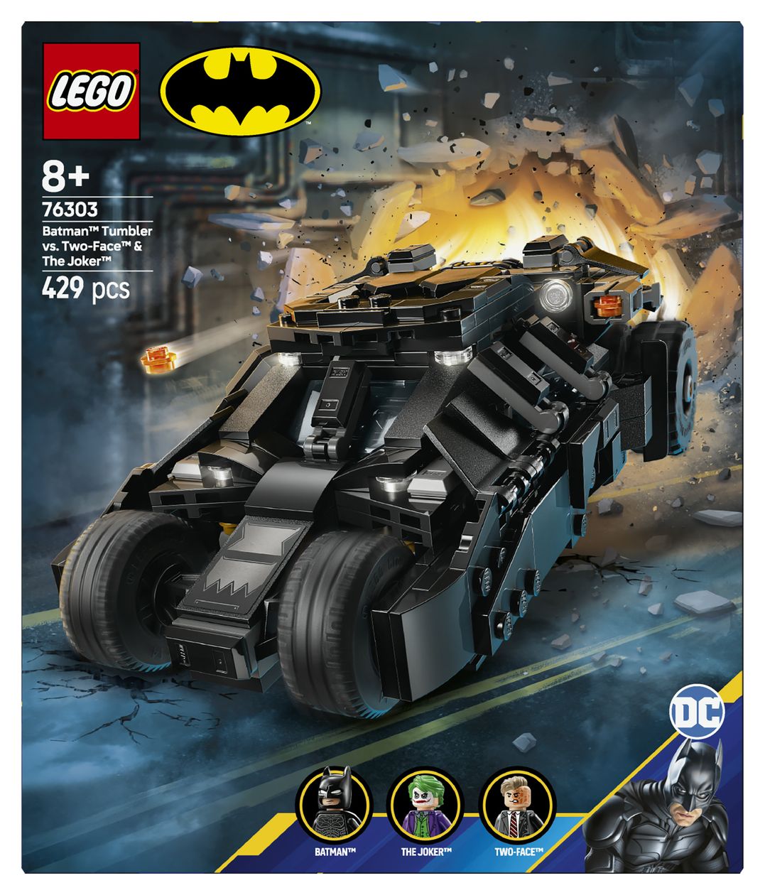 BatmanTM Tumbler vs. Two-FaceTM & The JokerTM 