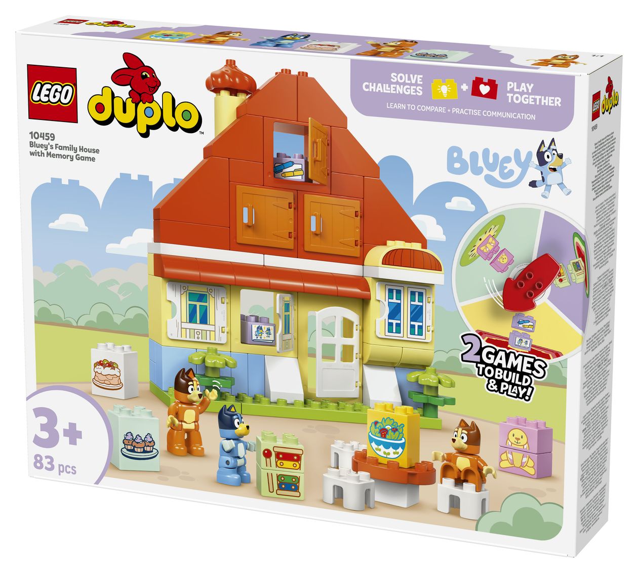 Blueys Familienhaus mit Memory-Spiel 