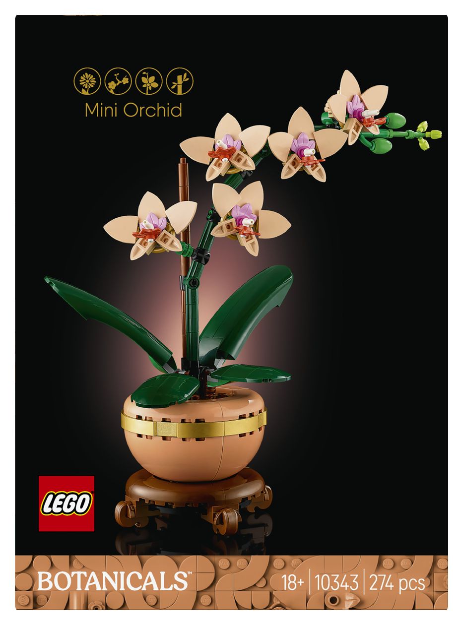 Botanicals Mini-Orchidee Bauset 274 Teile  (Mehrfarbig) 