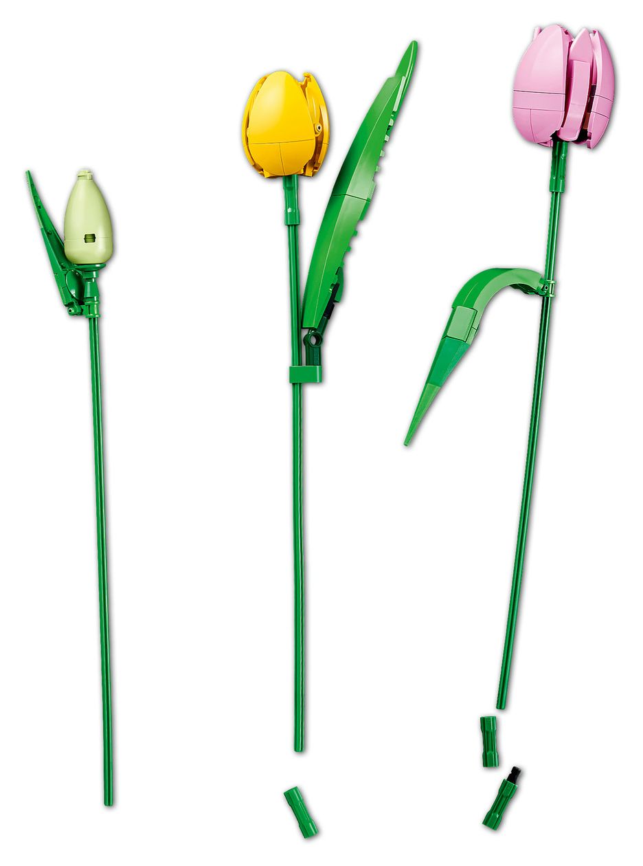 Botanicals Tulpenstrauß Bauset 576 Teile  (Mehrfarbig) 