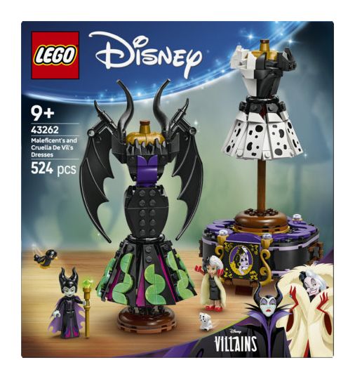 Die Kleider von Malefiz und Cruella De Vil 