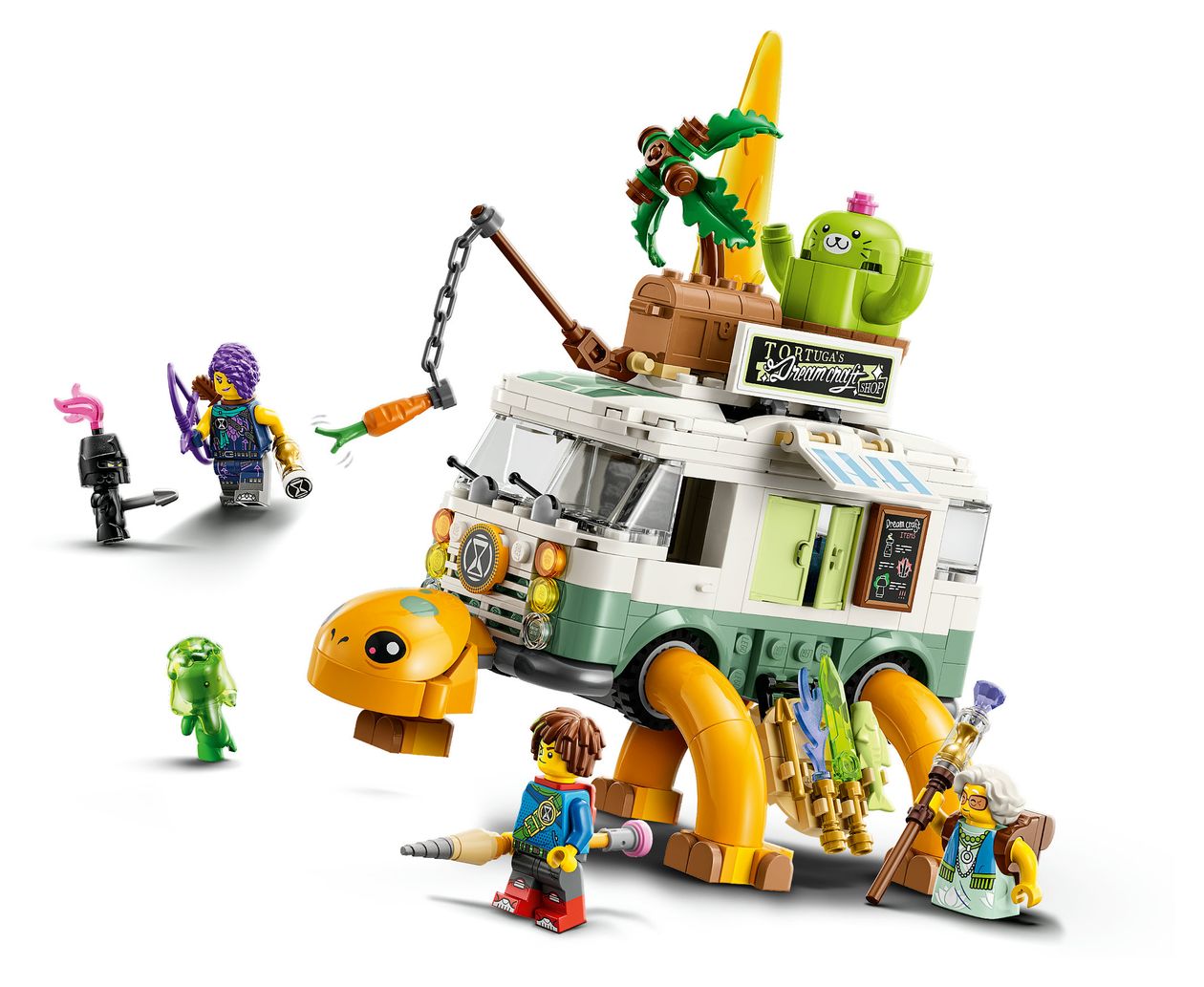 DREAMZzz Mrs. Castillos Schildkrötenbus Bauset 434 Stück(e)  (Mehrfarbig) 