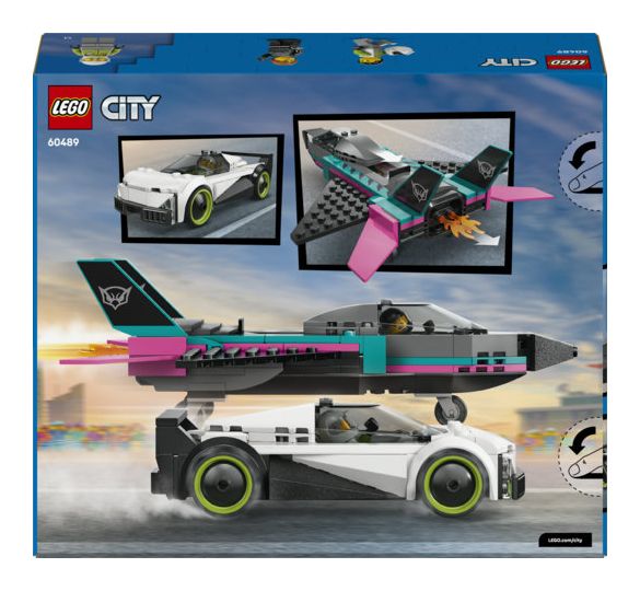 Düsenflieger vs. Rennauto 