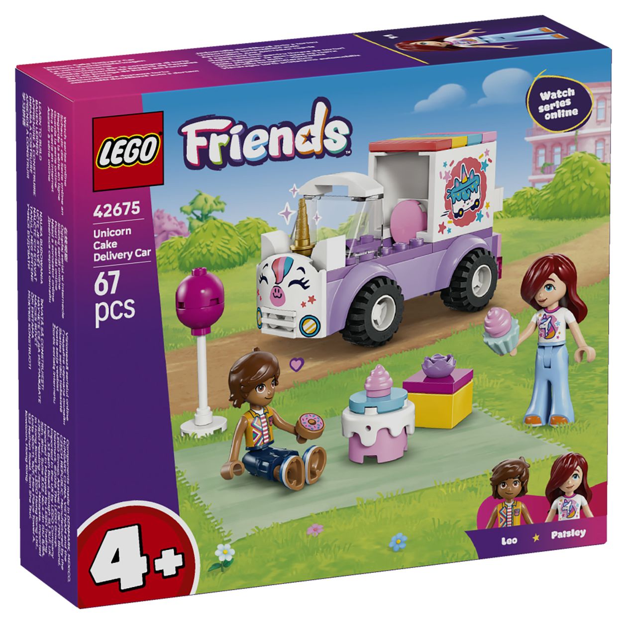 Einhorn-Kuchenlieferwagen 