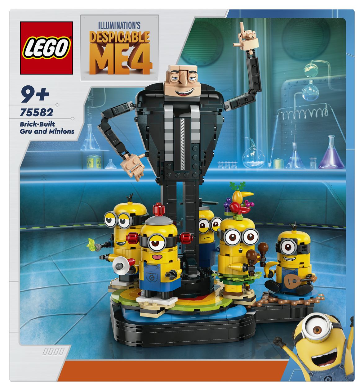 Gru und die Minions aus LEGO® Steinen 