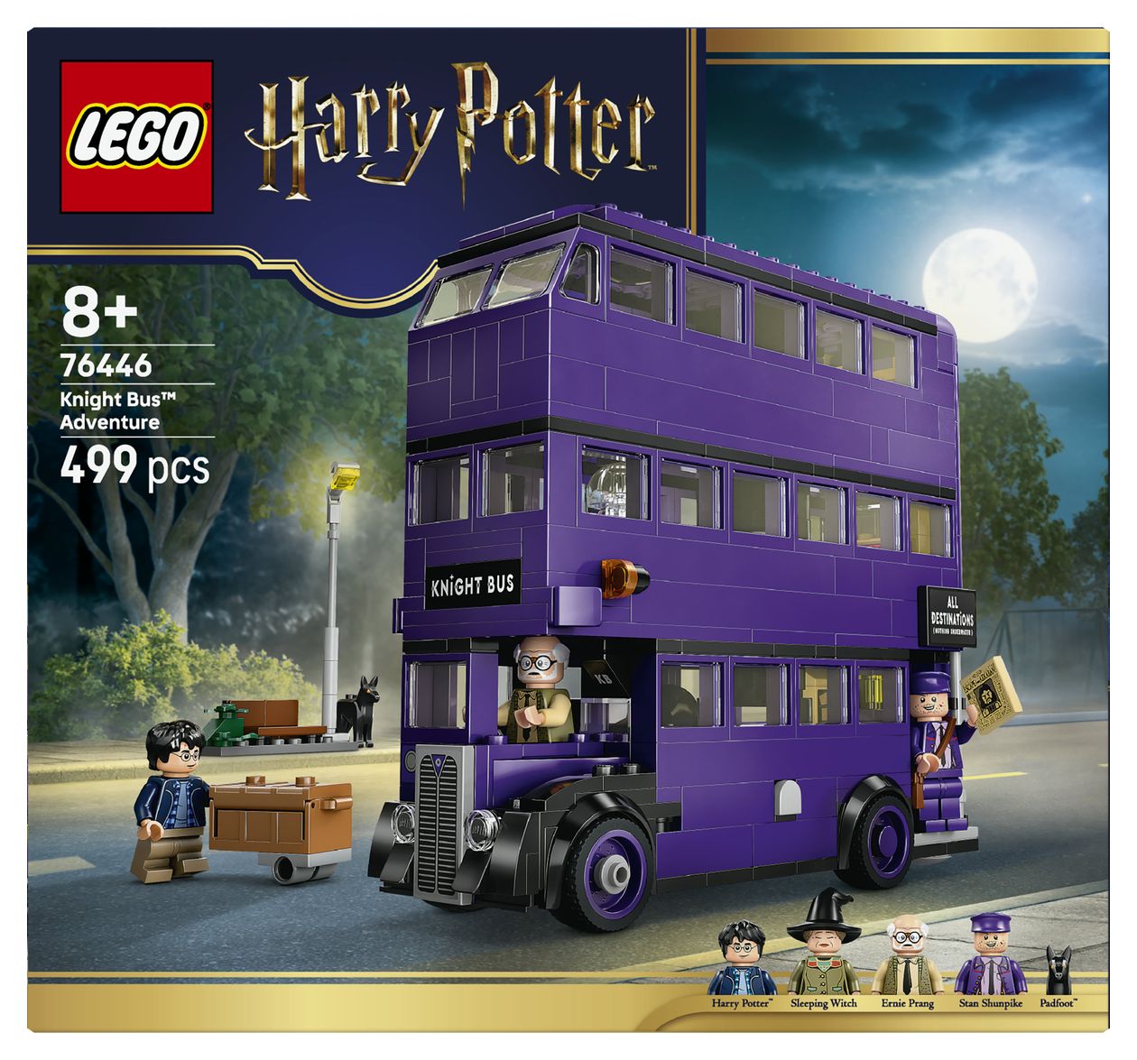 Harry Potter Abenteuer mit dem Fahrenden Ritter Bauset 499 Teile  (Mehrfarbig) 