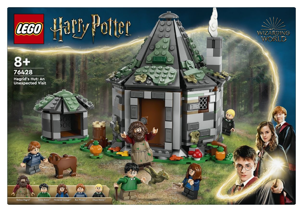 Harry Potter Hagrids Hütte Ein unerwarteter Besuch Bauset 896 Teile  (Mehrfarbig) 