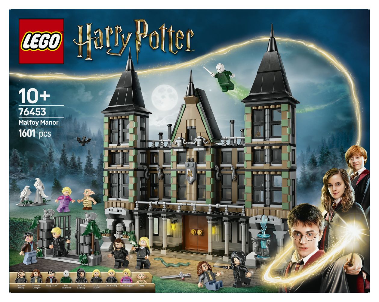Harry Potter Landsitz der Familie Malfoy Bauset 1601 Teile  (Mehrfarbig) 