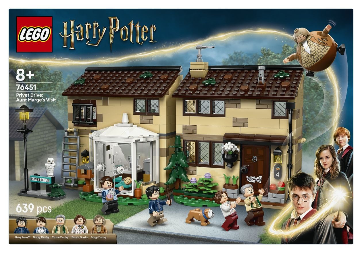 Harry Potter Ligusterweg Tante Magdas Besuch Bauset 639 Teile  (Mehrfarbig) 
