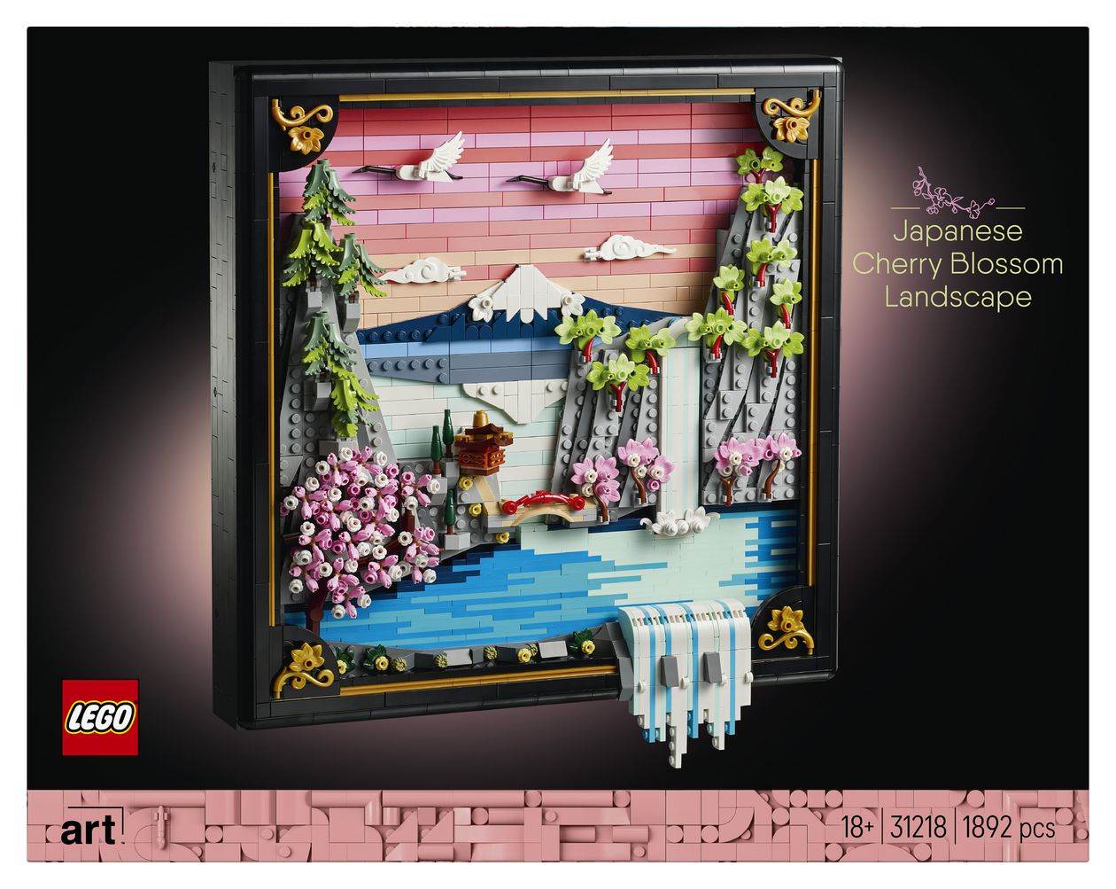 Japanische Kirschblütenlandschaft 