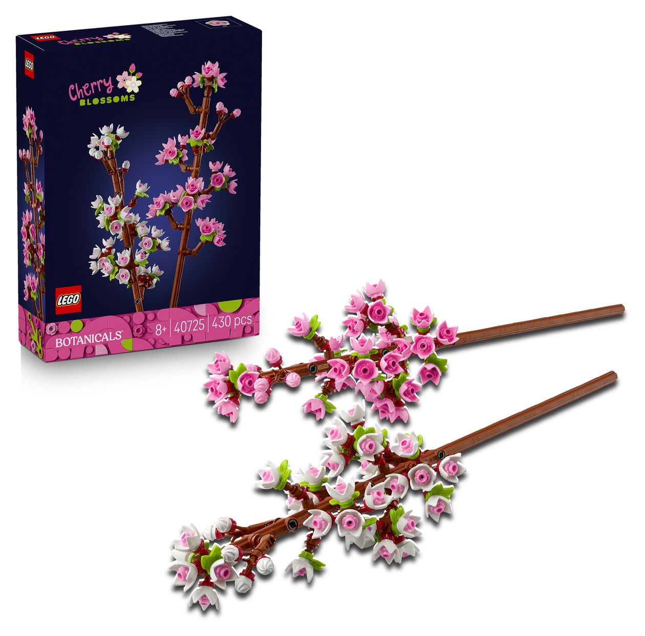 Kirschblüten Bauset 430 Teile  (Mehrfarbig) 