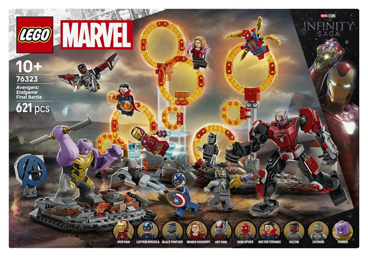 Marvel Avengers Endgame Letzter Showdown Bauset 621 Teile  (Mehrfarbig) 
