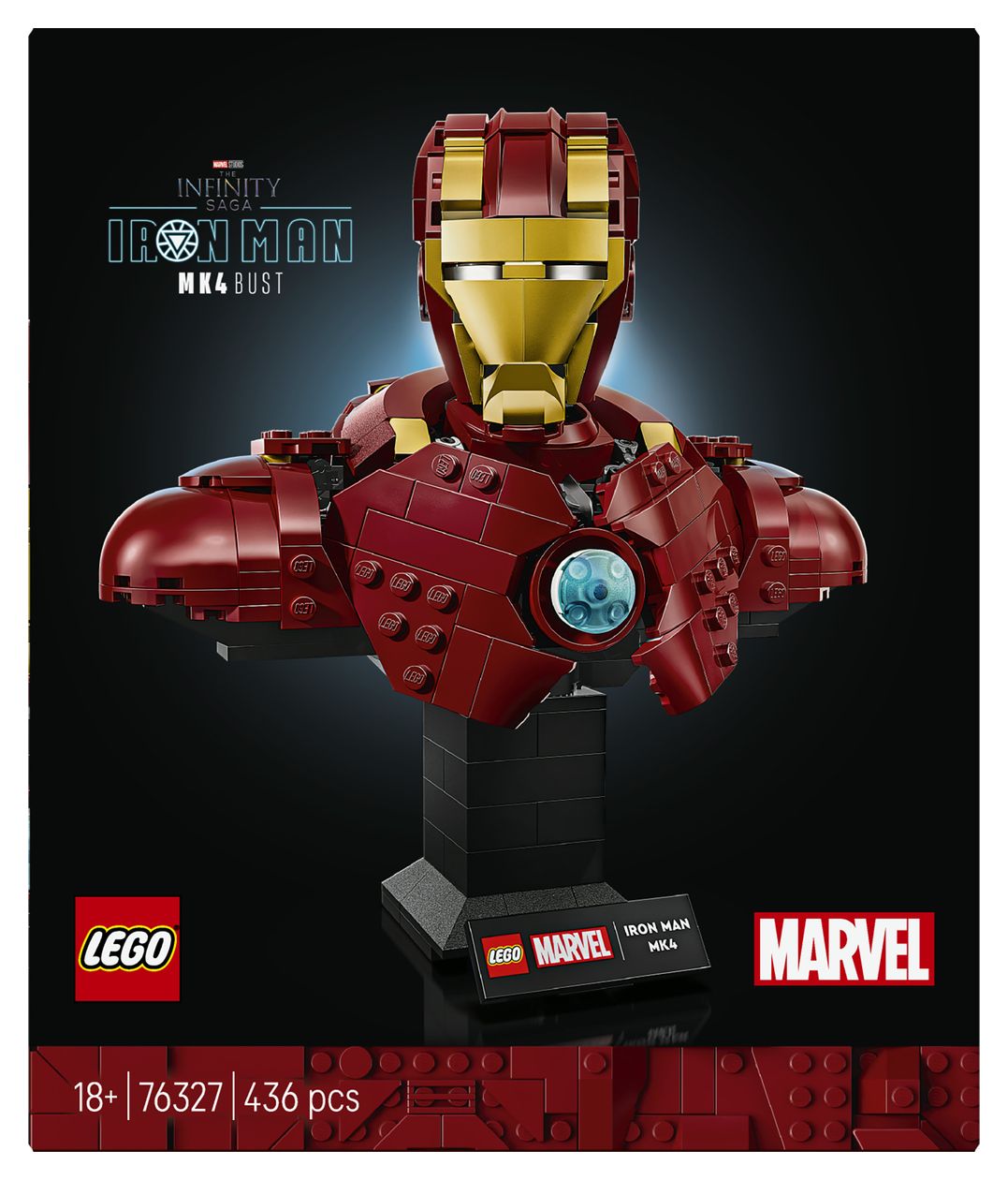 Marvel Iron Man MK4 Bauset 436 Teile  (Mehrfarbig) 