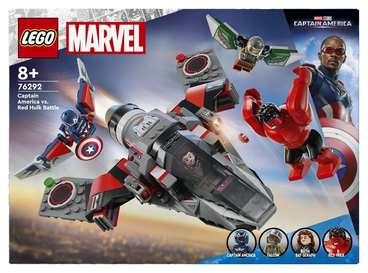 Marvel Showdown zwischen Captain America und Red Hulk Bauset 223 Teile  (Mehrfarbig) 