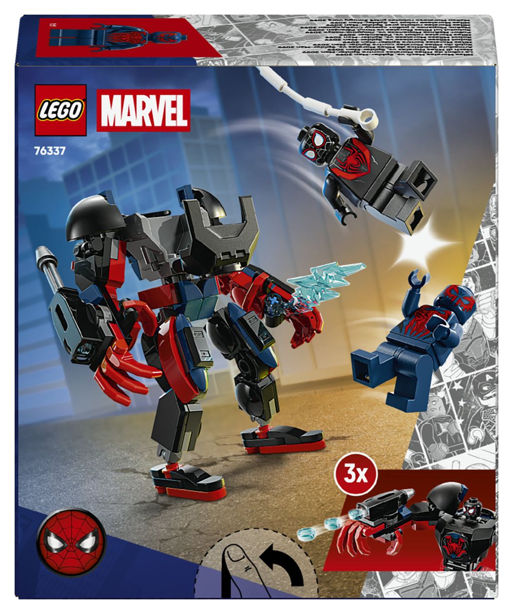 Miles Morales Mech vs. Spider-Man 2099 