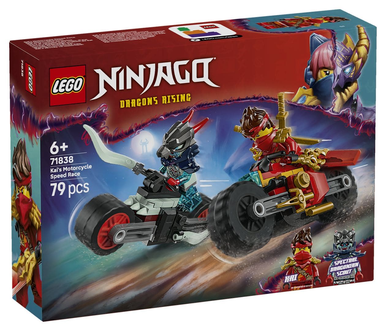 NINJAGO Kais Motorradrennen Bauset 79 Teile  (Mehrfarbig) 