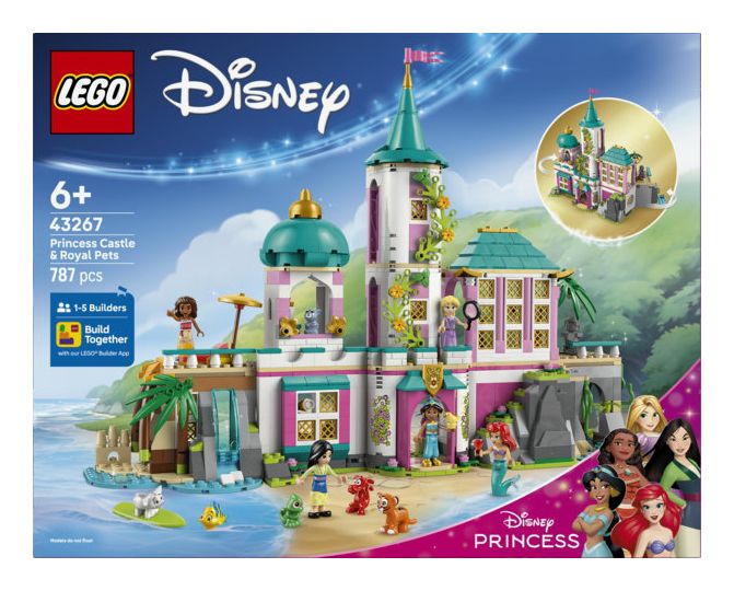 Prinzessinnenschloss mit Haustieren 