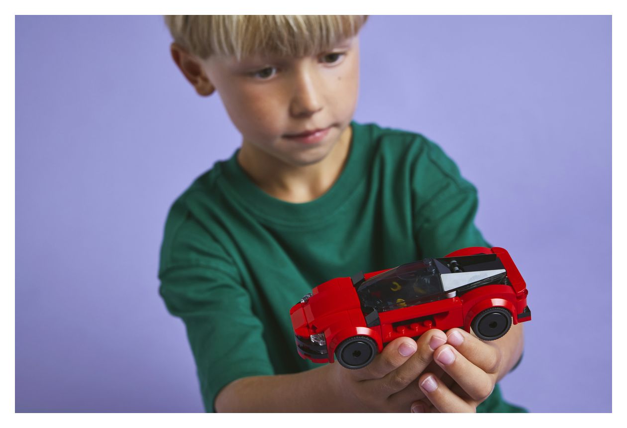 Roter Sportwagen 