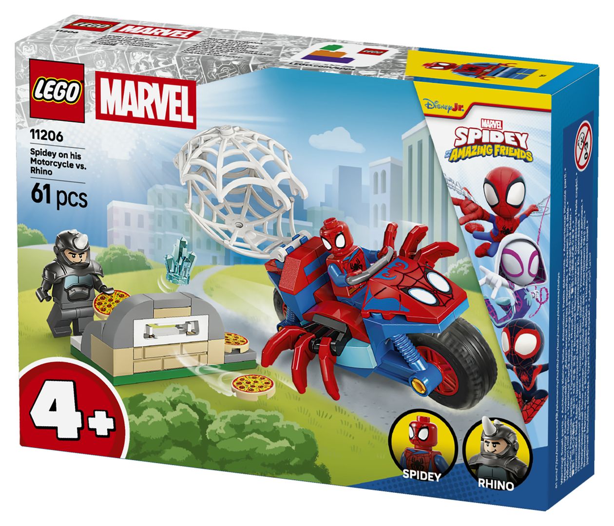 Spidey auf Motorrad vs. Rhino 