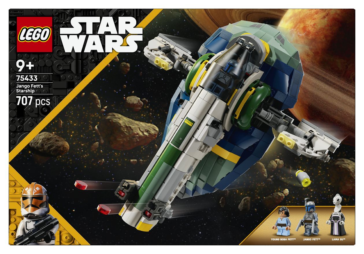 Star Wars Jango Fetts Sternenschiff Bauset 707 Teile  (Mehrfarbig) 