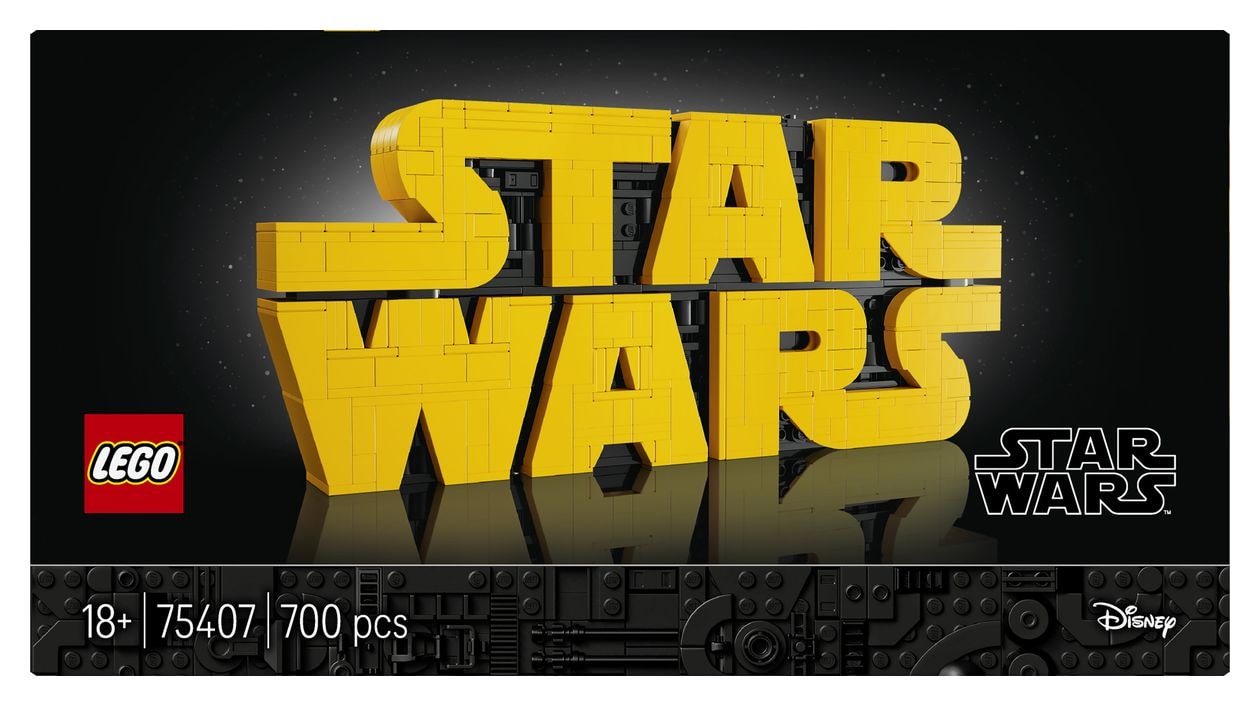 Star WarsTM Logo aus LEGO Steinen 