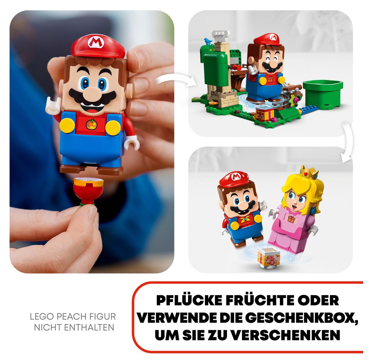 Super Mario Yoshis Geschenkhaus Erweiterungsset 246 Stück(e)  (Mehrfarbig) 