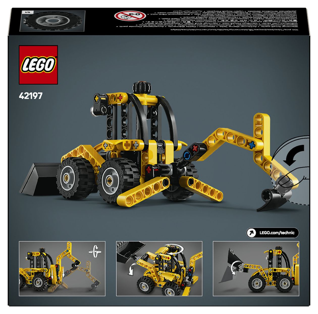 Technic Baggerlader Bauset 104 Teile  (Mehrfarbig) 
