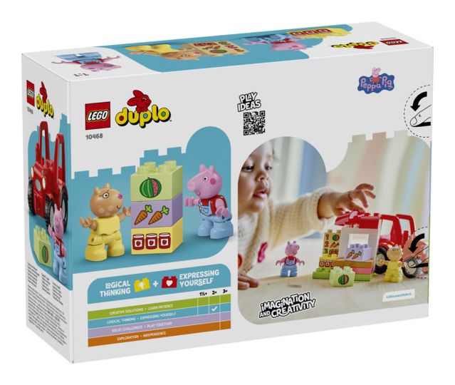 Traktor und Marktstand 