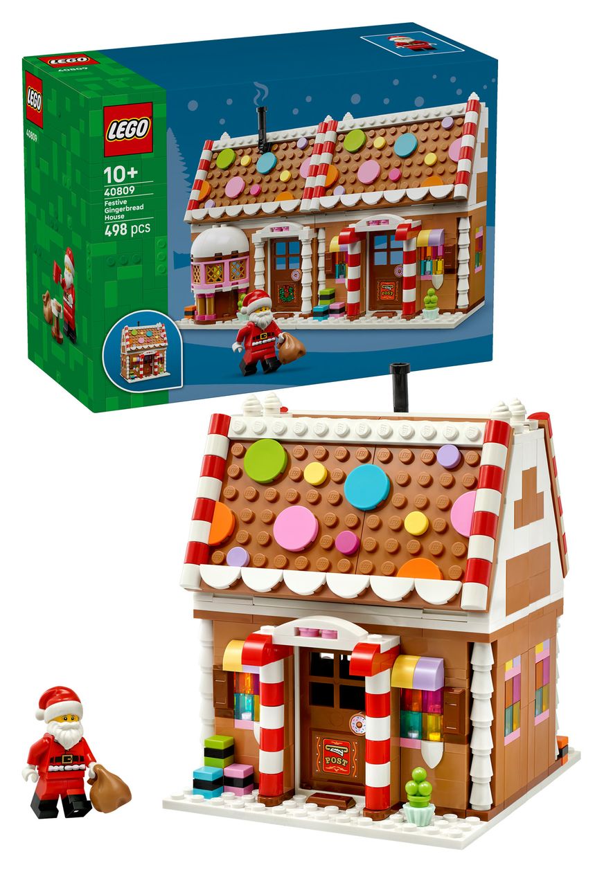 Weihnachtliches Lebkuchenhaus 