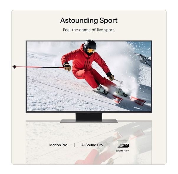 43QNED87B6A QNED 109,2 cm (43 Zoll) Fernseher 4K Ultra HD VESA 200 x 200 mm 