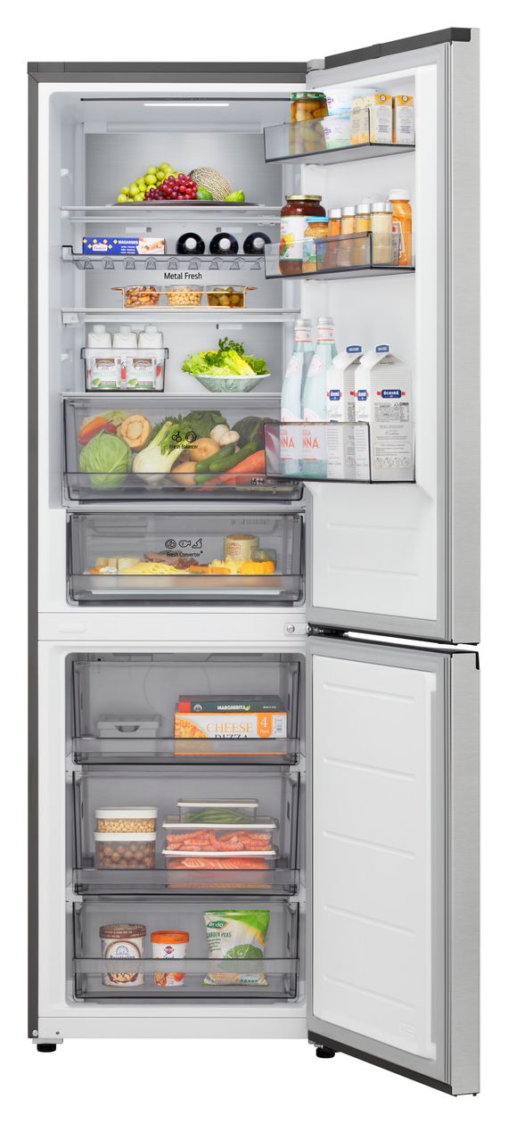 GBBS514CPY 220 l / 113 l Kühl-Gefrierkombi freistehend NoFrost 169 kWh Jahr  (Silber) 