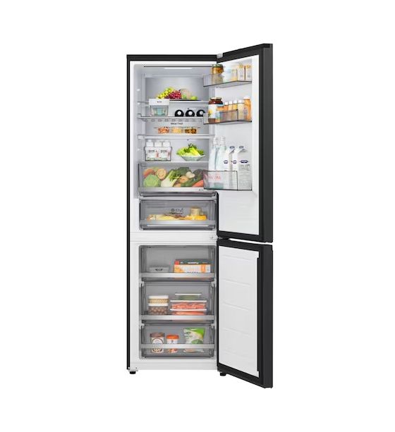 GBBS716AEV 220 l / 113 l Kühl-Gefrierkombi freistehend 108 kWh Jahr  (Schwarz) 