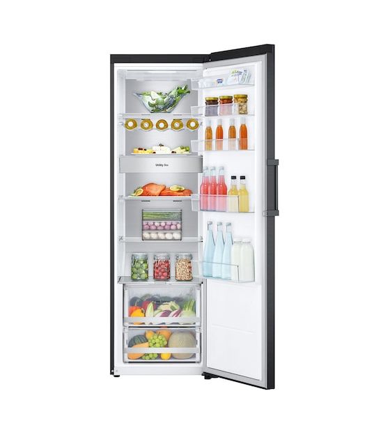 GLM71MCCSX 386 l / 386 l Kühlschrank freistehend EEK: C 77 kWh Jahr  (Schwarz) 