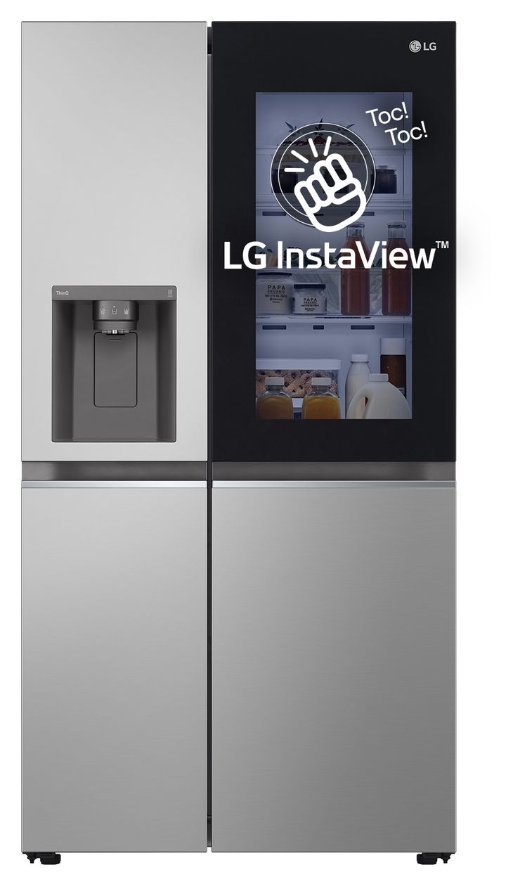 GSGV81PYLL Side-by-Side Kühl-/ Gefrierkombination 416 l / 219 l 350 kWh NoFrost 1790 mm x 913 mm  (Silber) 