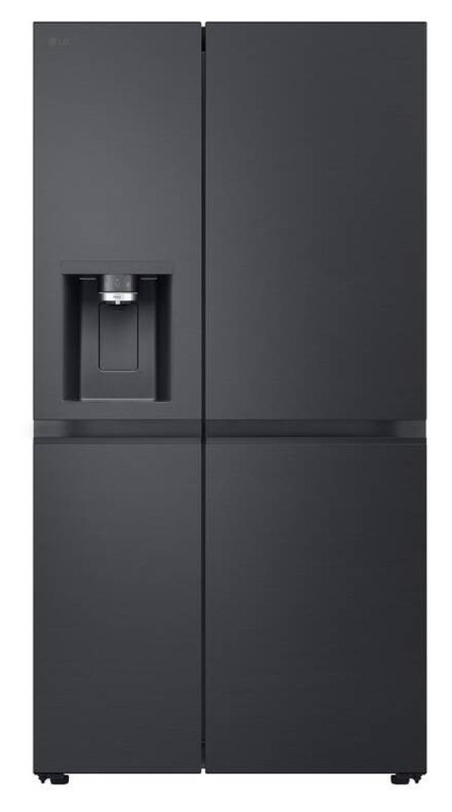 GSLE91EVAC Side-by-Side Kühl-/ Gefrierkombination 407 l / 221 l 224 kWh NoFrost 1790 mm x 913 mm  (Schwarz) 