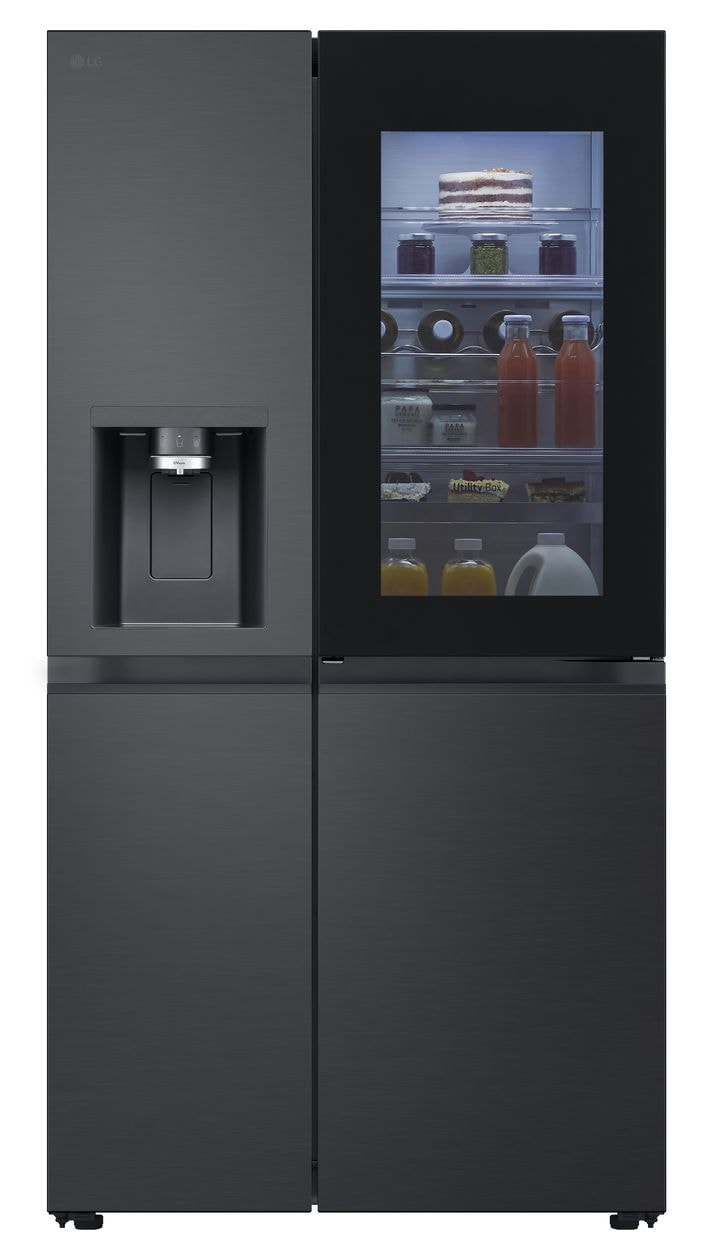 GSXE90EVAD Side-by-Side Kühl-/ Gefrierkombination 407 l / 221 l 276 kWh NoFrost 1790 mm x 913 mm  (Schwarz) 