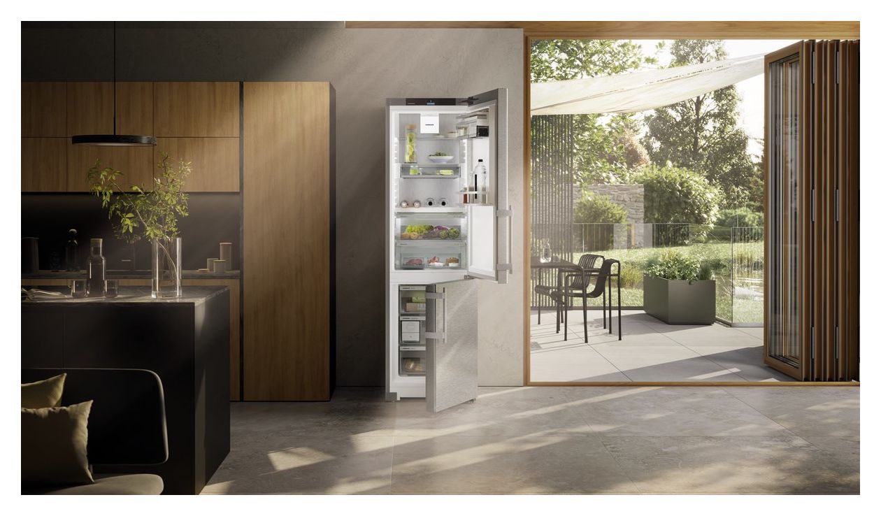 CBNsda575i-22 259 l / 103 l Kühl-Gefrierkombi freistehend NoFrost 116 kWh Jahr  (Silber) 