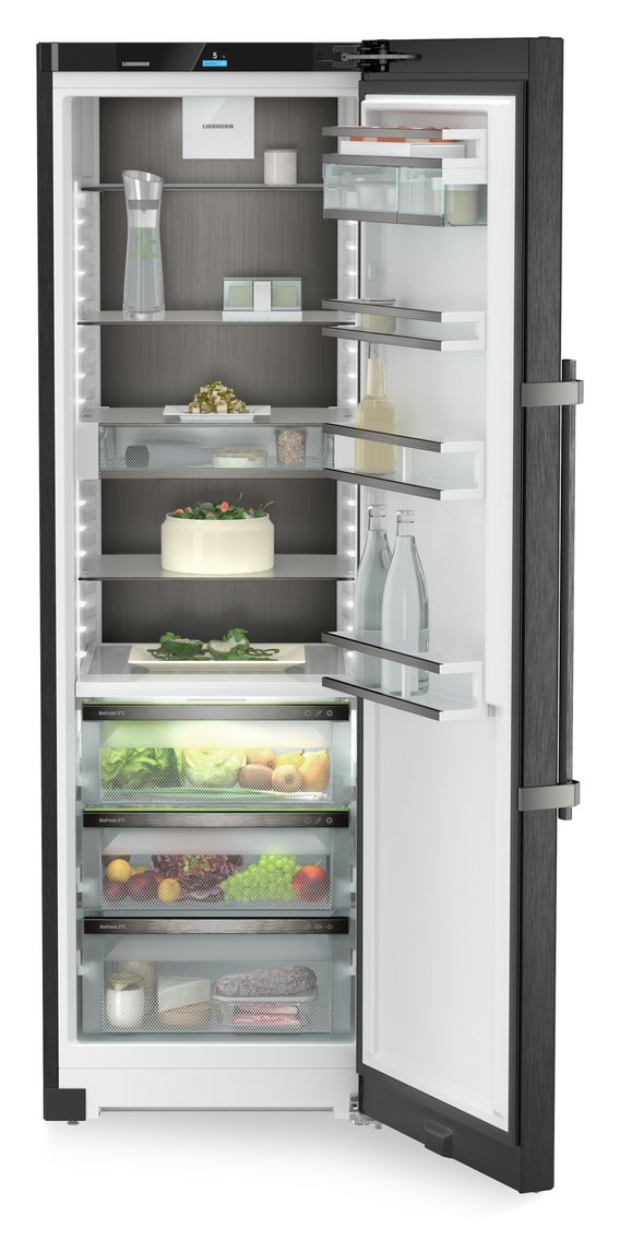 RBbsb525i-23 Prime BioFresh 387 l / 387 l Kühlschrank freistehend EEK: B 86 kWh Jahr  (Schwarz) 