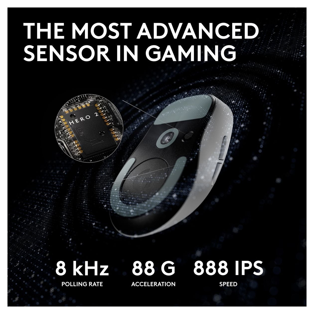 Pro X Superlight 2 32000 DPI Gaming Maus Optisch  (Weiß) 